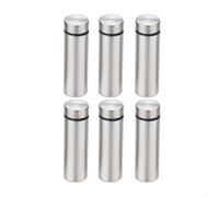 Lot de 6 fixations de panneau d'affichage en acier inoxydable, clous de 16 mm pour une publicité efficace, solution d'installation robuste et fiable (16 x 60 mm)