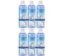 Lot de 6 flacons de 1000 ml de nettoyant concentré pour système de lait pour machine à café, mousseur à lait, nettoyant à lait universel pour tous les fabricants