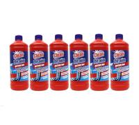 Lot de 6 flacons de gel actif sans tuyau - 6 x 1000 ml - Déboucheur d'odeurs pour canalisations