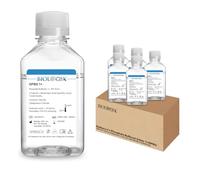 Lot de 6 flacons de solution tampon phosphate de 1000 ml sans calcium ni magnésium, solution tampon DPBS, 1 concentré, 7,4 PH, filtration 0,1 μm, stérilisation (6 pièces de 1000 ml)