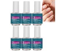 Lot de 6 flacons d'huile de soin des ongles, revitalisant pour cuticules avec vitamine E et lavande pour hydrater, hydrater profondément nourrissant pour ongles fins et rugueux
