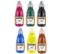 Lot de 6 flacons encre à dessiner - 250 ml - assortiment - Cléopâtre