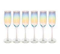 Lot de 6 Flûtes à Champagne ""Fantasy"" 21cl Transparent