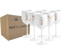 Lot de 6 flûtes à champagne Moët Chandon Ice Imperial Blanc
