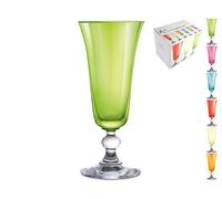 Lot de 6 Flûtes H&H en Verre Mediterraneo 15 ssortis