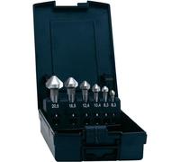 Lot de 6 forets coniques HSS 90° Exact 1605527 N/A Ø de perçage:6,3 - 20,5 mm tige cylindrique