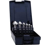 Lot de 6 forets coniques HSS 90°