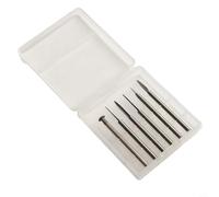 Lot de 6 forets de sculpture sur bois compatibles avec outil rotatif, tige de 3 mm pour gravure, lettrage et tâches de meulage détaillées du bois (A)