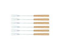 Set de fourchettes - TABLE ET COOK - 6 fourchettes à fondue - Bois clair