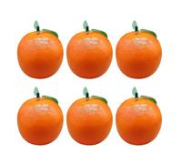 Lot de 6 fruits artificiels qui rendent le nettoyage des faux fruits sûr et facile