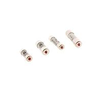 Zenitech - Lot de 6 fusibles céramique avec voyant - 10A/16A/20A/32A - Certifié NF - Blanc
