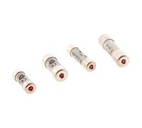 Zenitech - Lot de 6 fusibles céramique avec voyant - 10A/16A/20A/32A - Certifié NF - Blanc