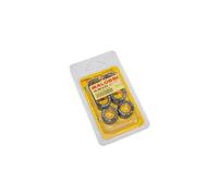 Lot de 6 galets Malossi Piaggio 250 Hexagon Lc 4t 18,0g Noir 23,8x18 mm