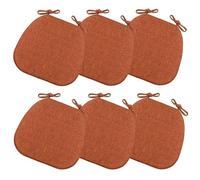 Lot de 6 Galettes de Chaise 43x41cm,Coussin de Chaise Épais pour Intérieur & Jardin,Coussin En lin Naturel,AntidéRapant AméLioré pour Salle à Manger,Cuisine,Café(Size:1 Count (Pack of 1),Color:B)