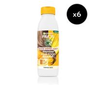 Lot De 6 - Garnier Fructis Démêlant Hair Food Nourrissant Banane 350ml
