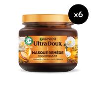 Lot de 6 - Garnier Ultra Doux Masque Remède Nourrissant huile d'argan camélia 340ml