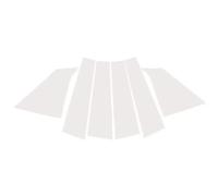 Lot de 6 Garnitures chromées pour Montants de Porte et fenêtre de Voiture pour Chevrolet Malibu 2016 2017 2018 2019 2020-2024