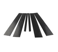 Lot de 6 Garnitures de Protection pour Montant B de fenêtre de Porte extérieure de Voiture pour Mercedes Benz E Class E200L E260L E320L E400L 2017 2018 2019
