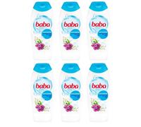 Lot de 6 gels douche BABA Lily of the Valley & Violet Scent Hungarian 6 x 400 ml - (Lot de 6) Gel douche BABA Muguet & Violet Parfum hongrois 6 x 400 ml