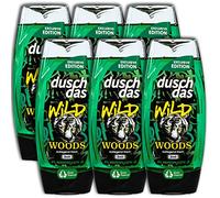 Lot de 6 gels douche Wild Woods 3 en 1 - 225 ml