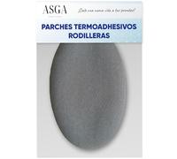 Lot de 6 genouillères pour pantalon, gris, patchs thermocollants pour réparation de survêtement, coudière adhésive pour fer à repasser, patchs adhésifs.