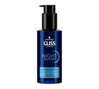 Lot de 6 - Gliss Night Elixir - Sérum de nuit - Nourrit les cheveux normaux à secs pendant le sommeil - Aqua Revive - 100 ml