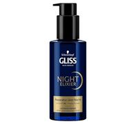 Lot de 6 - Gliss Night Elixir / Sérum de nuit pour cheveux très abîmés - Réparation ultime - 100 ml