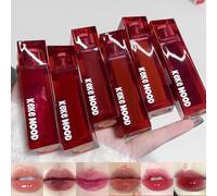 Lot De 6 Gloss À Lèvres Miroir Coréen,6 Couleurs,Brillants,Durables,Hydratants,Non Collants