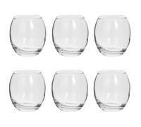 Lot de 6 Gobelets Bas ""Cesari'Eau"" 40cl Transparent
