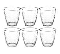 Lot de 6 Gobelets Bas ""Rome'Eau"" 25cl Transparent