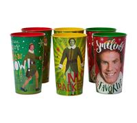 Lot de 6 gobelets en plastique r utilisables American Greetings de 650 ml, fournitures de f te de No l Buddy The Elf