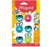 Lot De 6 Gommes Croc Croc Grenouille Et Lapin - Gomme Qui Efface Différents Types D'encres Et Crayons - Gomme Puzzle Amusante Pour Les Enfants[Z246]