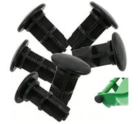 Lot de 6 Goupilles de Charnière pour Couvercle de Poubelle à Roulettes 240L | Bekecidi Axe de Fixation 48 x 13 mm en Plastique Noir, Verrou de Poubelle Sans Perçage, Serrure pour Conteneur Poubelle