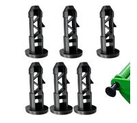 Lot de 6 goupilles de charnière pour couvercle de poubelle - Plastique - 6,7 x 3,1 cm - Convient pour poubelles de 240 l - Installation facile - Accessoires d'extérieur durables