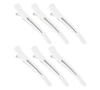 Lot de 6 grandes pinces à cheveux pour femme - Design à bec de canard - Accessoires de cheveux tendance pour un coiffage et une séparation faciles