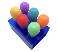 Lot de 6 grandes pipettes colorées avec pipettes liquides, grande pipette, jouets sensoriels, accessoires pour enfants de 3 ans, pailles de grand diamètre