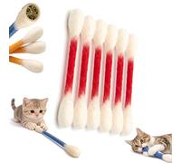 Lot de 6 grands cotons-tiges géants pour chat avec herbe à chat, bâtons à mâcher pour l'ennui des chats d'intérieur, bâtons interactifs en feutre pour chaton, exercice d'ennui, jouet à mordre pour les