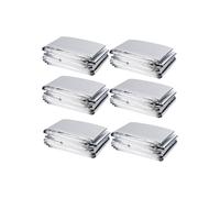 Lot de 6 Grands Films Mylar Réfléchissants Argentés, Haute Réflectivité, Maintien au Chaud, Parfaits pour la Croissance des Plantes, Marathon