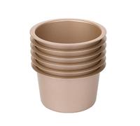 Lot de 6 grands moules à muffins en acier au carbone pour débutants - Multifonction