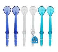 Lot de 6 gratte-langue de rechange pour hydropulseur Waterpik - Embouts de rechange pour hydropulseur Waterpik