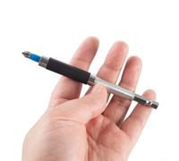 Lot de 6 guides de vis réglables avec manchon auto-rétractable - Adaptateurs de barre d'extension 80 mm/120 mm/140 mm pour tige hexagonale (80 mm)