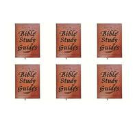 Lot de 6 guides d'étude de la Bible de 66 pages, journal de dévotion quotidienne, guide de résumé de livre biblique avec notes d'écritures et réflexions de prière, carnet d'étude de la Bible, plan