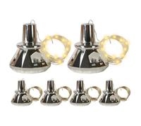 Lot de 6 guirlandes de fées étanches pour bouteilles de vin - Décorations magiques de table en plein air, mariage et jardin - Parfait pour les fêtes, l'éclairage