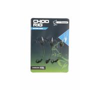 Lot De 6 Hameçons Nash Tt Chod Rig Barbless - Taille 7 Argenté