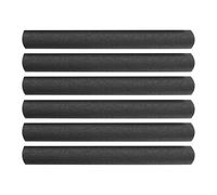 Lot de 6 housses de barre de trampoline en mousse, protection du cadre de barre de 2,5 cm, rembourrage résistant aux UV, housses de tube de coussin de sécurité, kit de protection durable pour pelouse