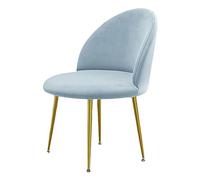 Lot de 6 housses de chaise élégantes en velours pour salle à manger et bureau, dossier rond, lavable, protection durable et mise à niveau élégante (A3)