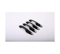 Lot de 6 housses de poignée de porte extérieure latérale de rechange pour CRV CR-V 2007-2011 - Noir brillant - Accessoires de style de voiture - Autocollant chromé pour poignée de porte de voiture (6