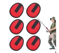 Lot de 6 housses de protection pour hameçons de pêche - Protection d'appâts - Pour tige de pêche - Portable - Pour les agences d'équipement de plein air
