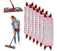Lot de 6 housses de rechange pour balai à franges Vileda Ultramax XL, housses de rechange en microfibre extra-larges, housse de balai à franges pour tous les sols durs et élimination des taches.