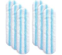 Lot de 6 Housses de Rechange pour Balai Vileda H2PrO, Microfibre Serpillère Lavable en Machine, Réutilisable, Adaptée à Tous Les